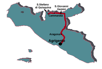 Cartina Itinerari Culturali