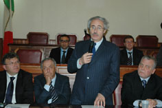 Un momento dell'incontro alla Provincia