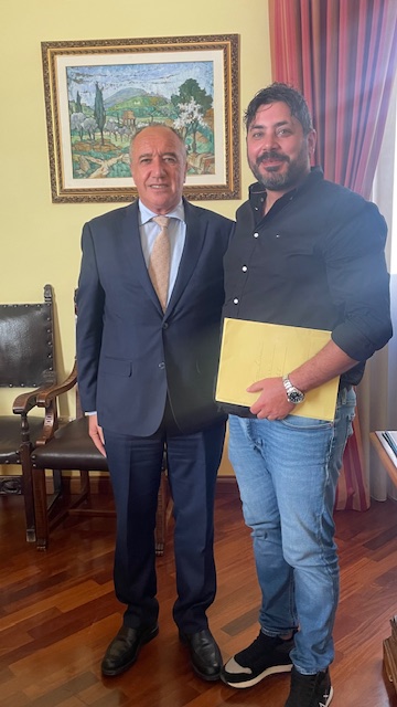 Il presidente Pendolino con il consigliere Cutrera