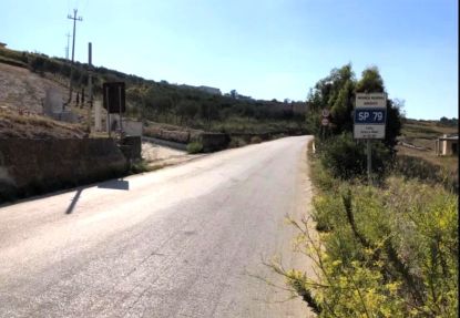 Un tratto della SP n. 79 (zona ovest)