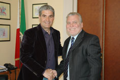 L'Assessore Ragusa e il Presidente D'Orsi