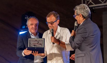 Il Presidente Pendolino premia Gianluca Guidi