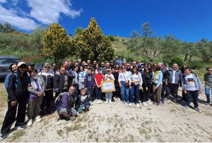 Un momento della precedente tappa ad Aragona del programma "Gessi e Zolfare"