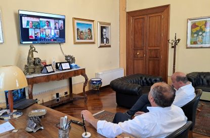 Un momento della riunione