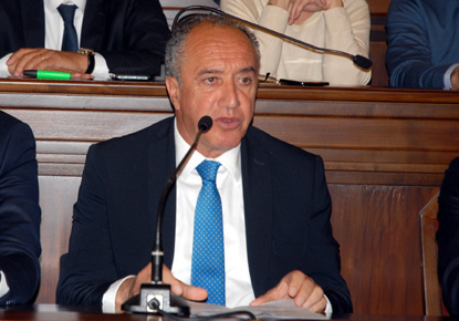 Il Presidente del Libero Consorzio Comunale  Giuseppe Pendolino 
