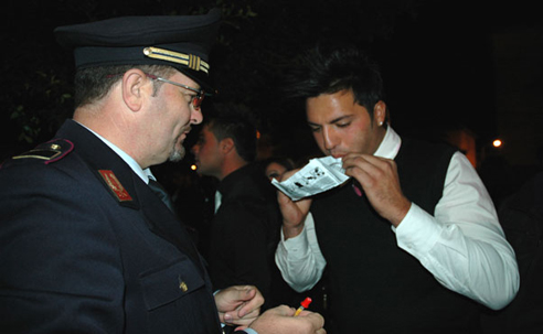 Corpo di Polizia provinciale -Sabato sera senza alcool