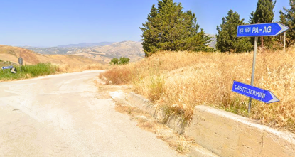 Un tratto della SP n. 20