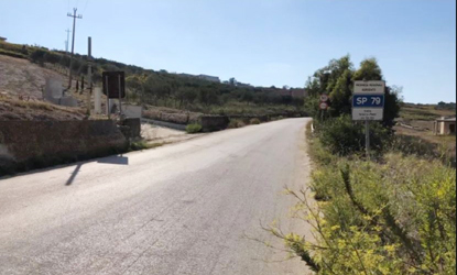 Un tratto della SP n. 79 (zona ovest)