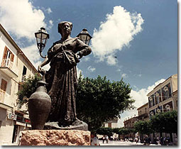 Piazza xx settembre di Campobello di Licata