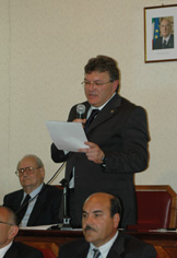 Il Presidente del Consiglio Prov.le Raimondo Buscemi