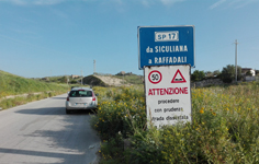 Un tratto della SP 17