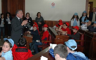 un momento della visita