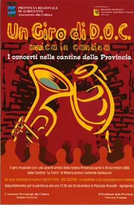 logo della manifestazione Un giro di Doc, musica in cantina