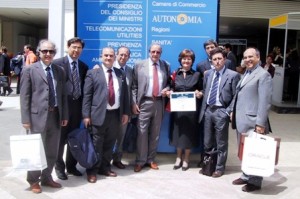La delegazione al Forum 2003