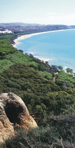 fotografia della costa di Eraclea Minoa