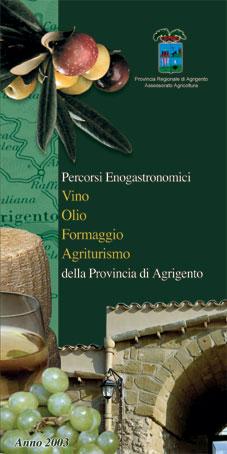 Immagine della Brochure dei "Percorsi Enogastronomici"