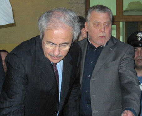 Il Presidente Lombardo con il Presidente D'Orsi