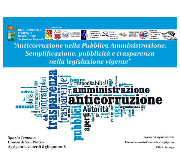 Manifesto Seminario Anticorruzione Agrigento