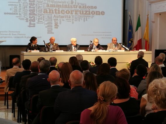 Un momento del Seminario Anticorruzione Agrigento